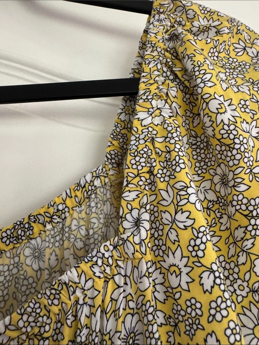 NWT J.Crew Yellow Floral Maxi Dress Medium Cottagecore Puff Sleeve Smocked Boho